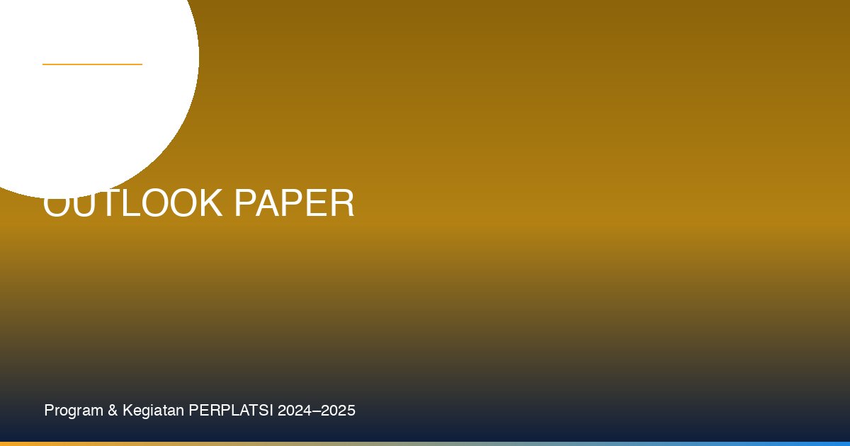 Outlook Paper PERPLATSI 2024: Analisis Pasar dan Proyeksi PLTS Atap Indonesia